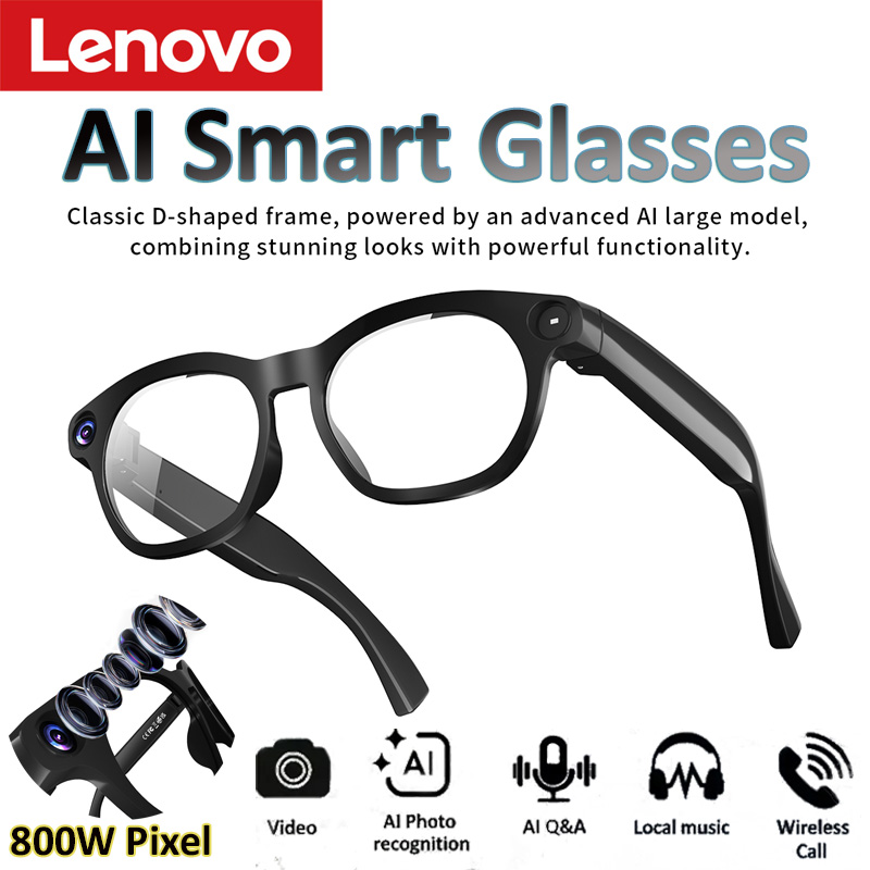 Audio Music Live - Lenovo AI Smart Glasses 800W Pixel