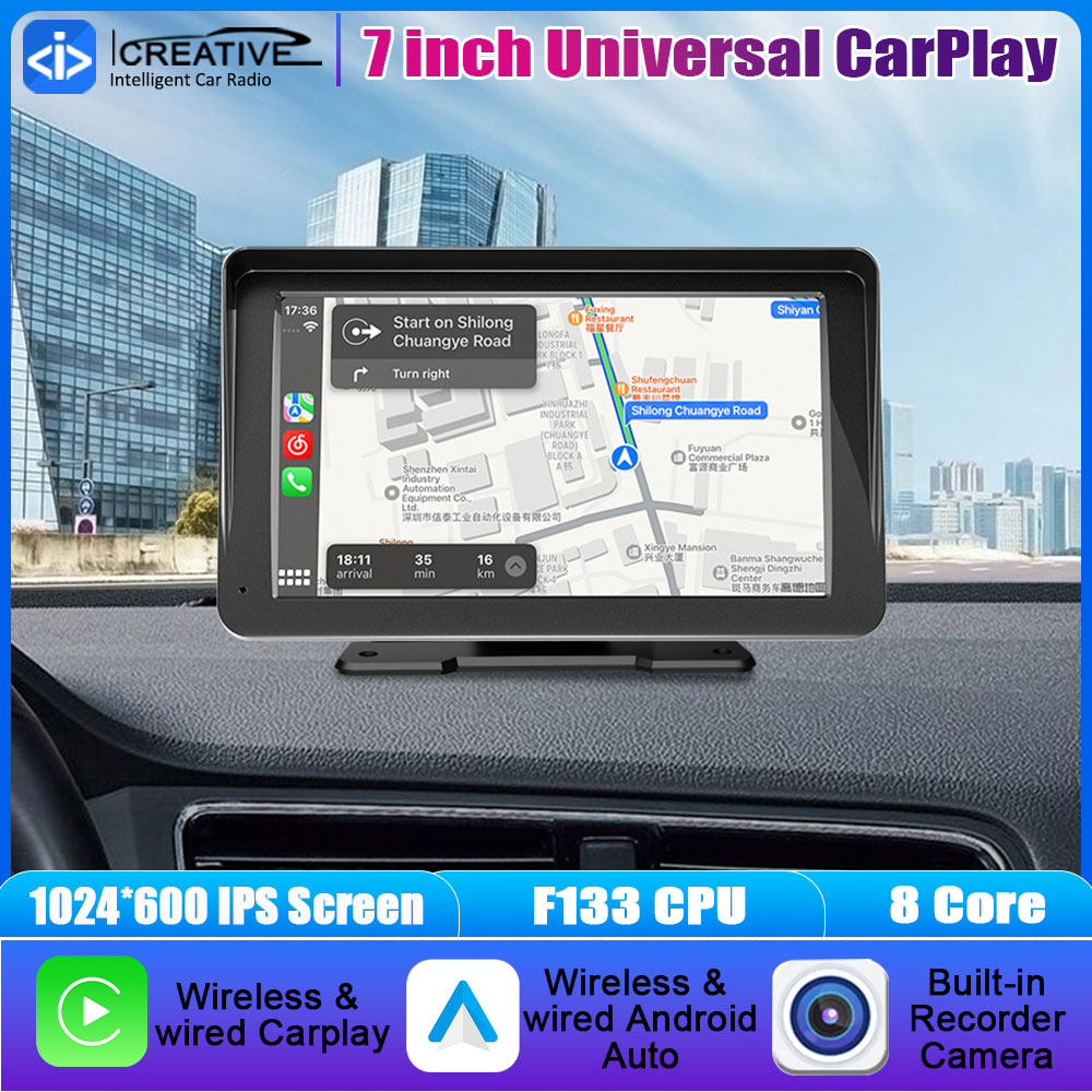 Audio Music Image - 7 inch draadloze CarPlay & Android