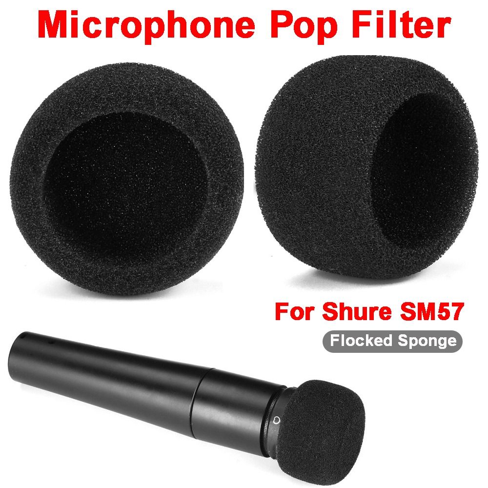 Shure Mic Mv7 - Vervangende microfoon windkap van gevlokte spons,