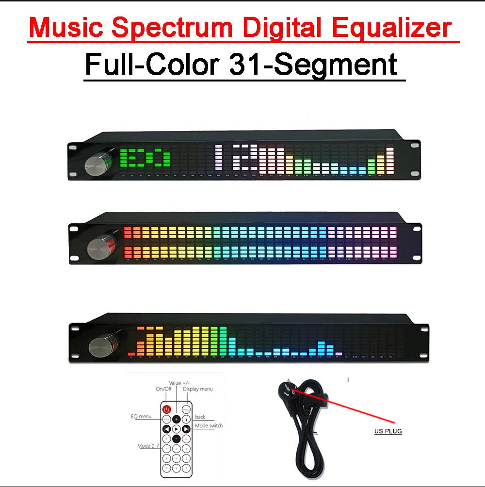 Audio Music Equalizer - 1.5U Muziekspectrum Digitale Equalizer Pickup Display
