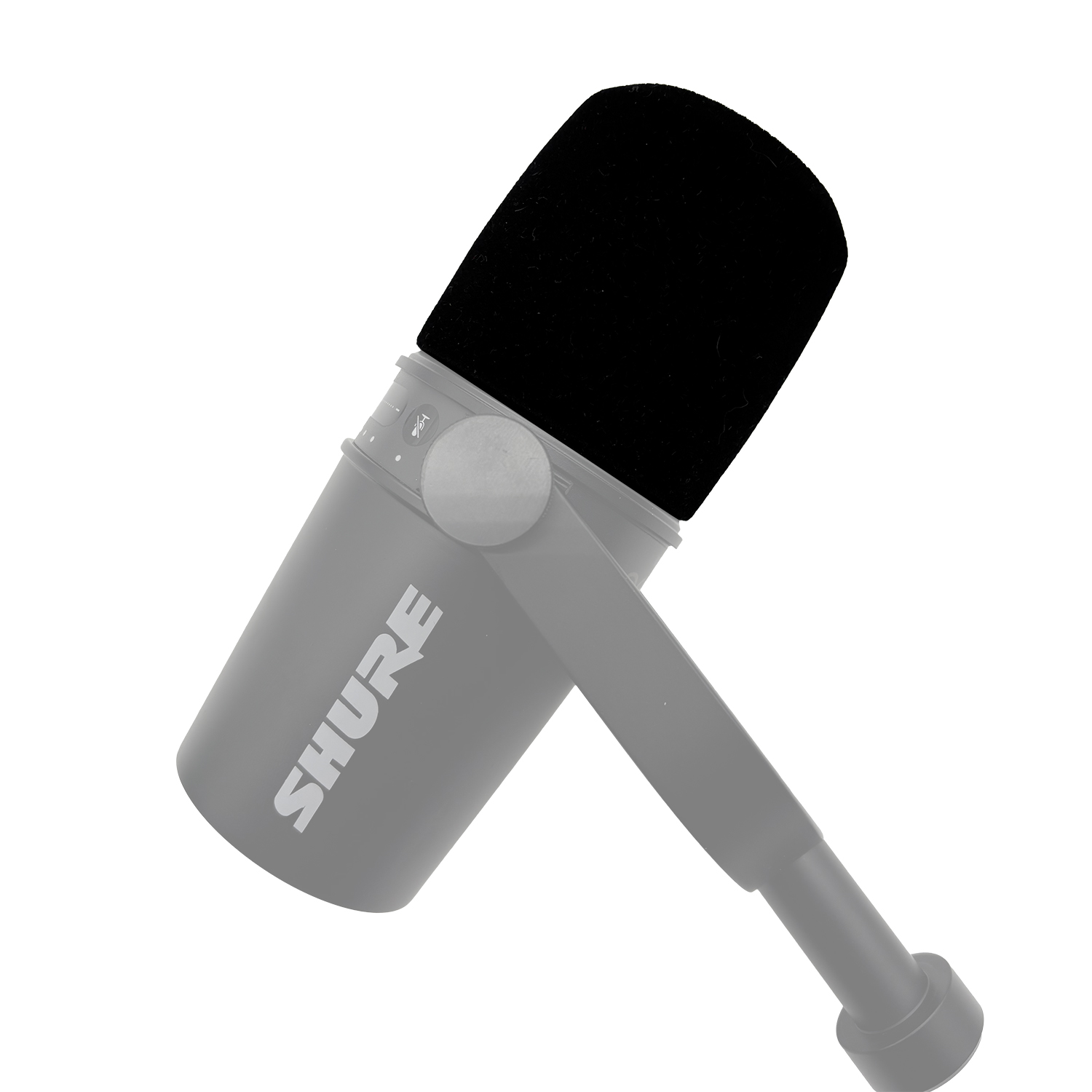 Shure Mic Mv7 - Blauwe Mantis Popfilter Dead Cat Aangepaste
