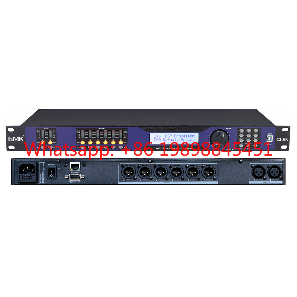 Audio Music Effect - GMK C2.6K Draagbare DSP Audioprocessor, Professionele