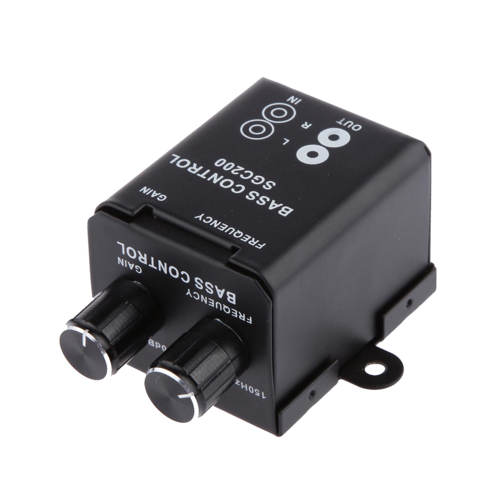 Audio Music Equalizer - Subwoofer Bas Afstandsbediening Volumeregelingsknop Rca Niveau