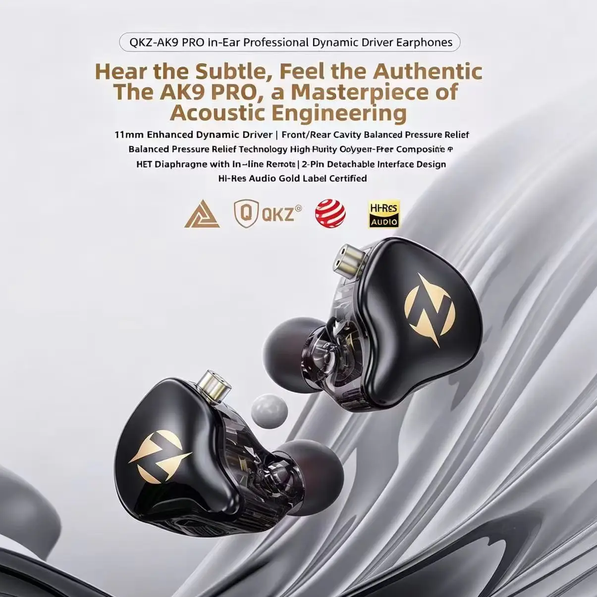 Audio Music Edit - QKZ AK9 PRO In-Ear Oordopjes met