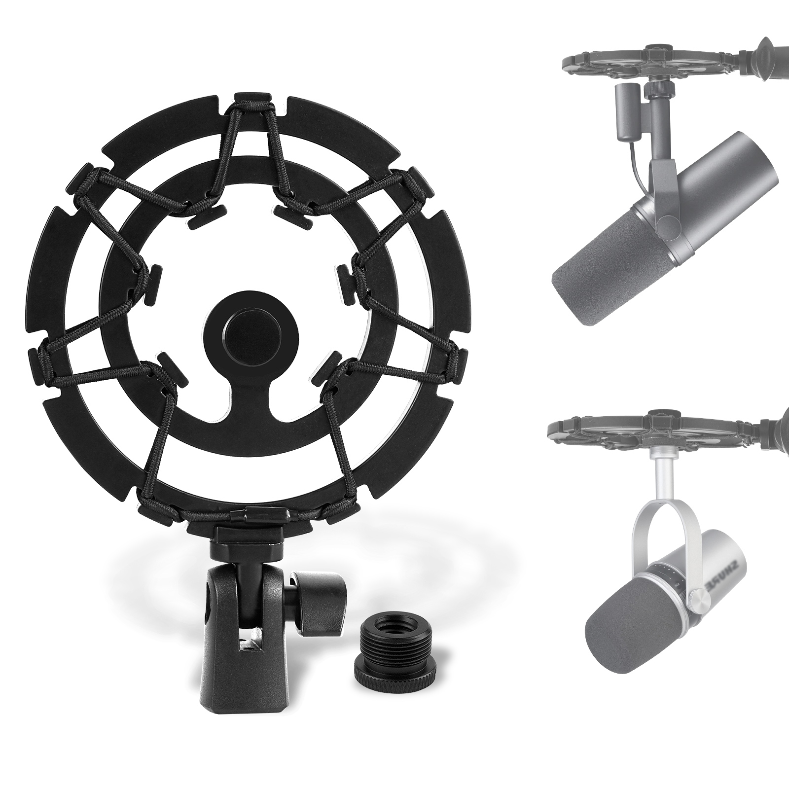 Shure Mic Mv7 - Geekria Microfoon Schokdemper Anti-Vibratie Microfoonhouder Voor