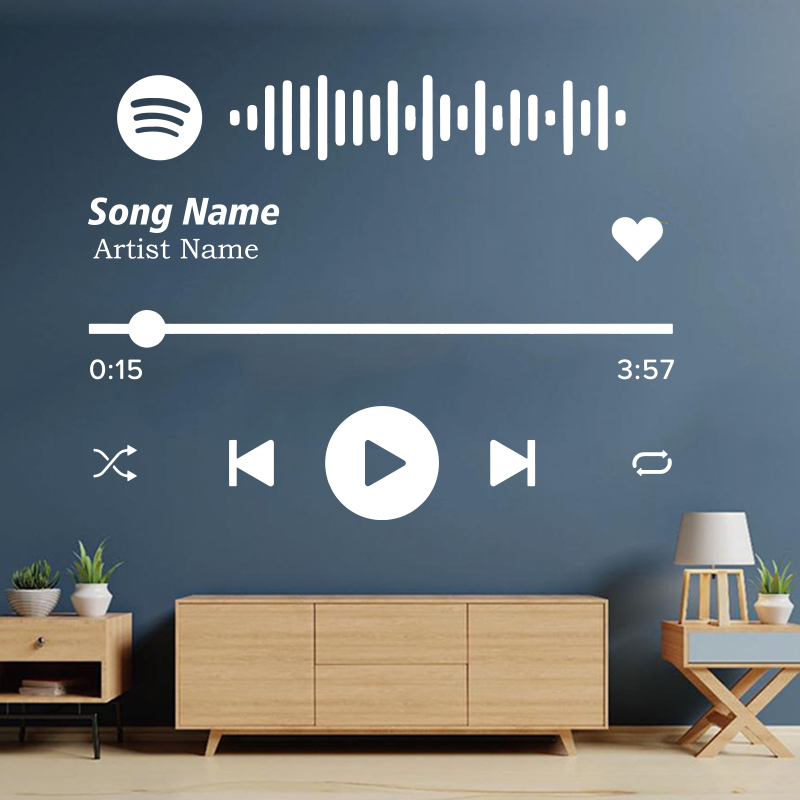 Audio Music Name - Custom Lied Artiest Audio Control Knoppen