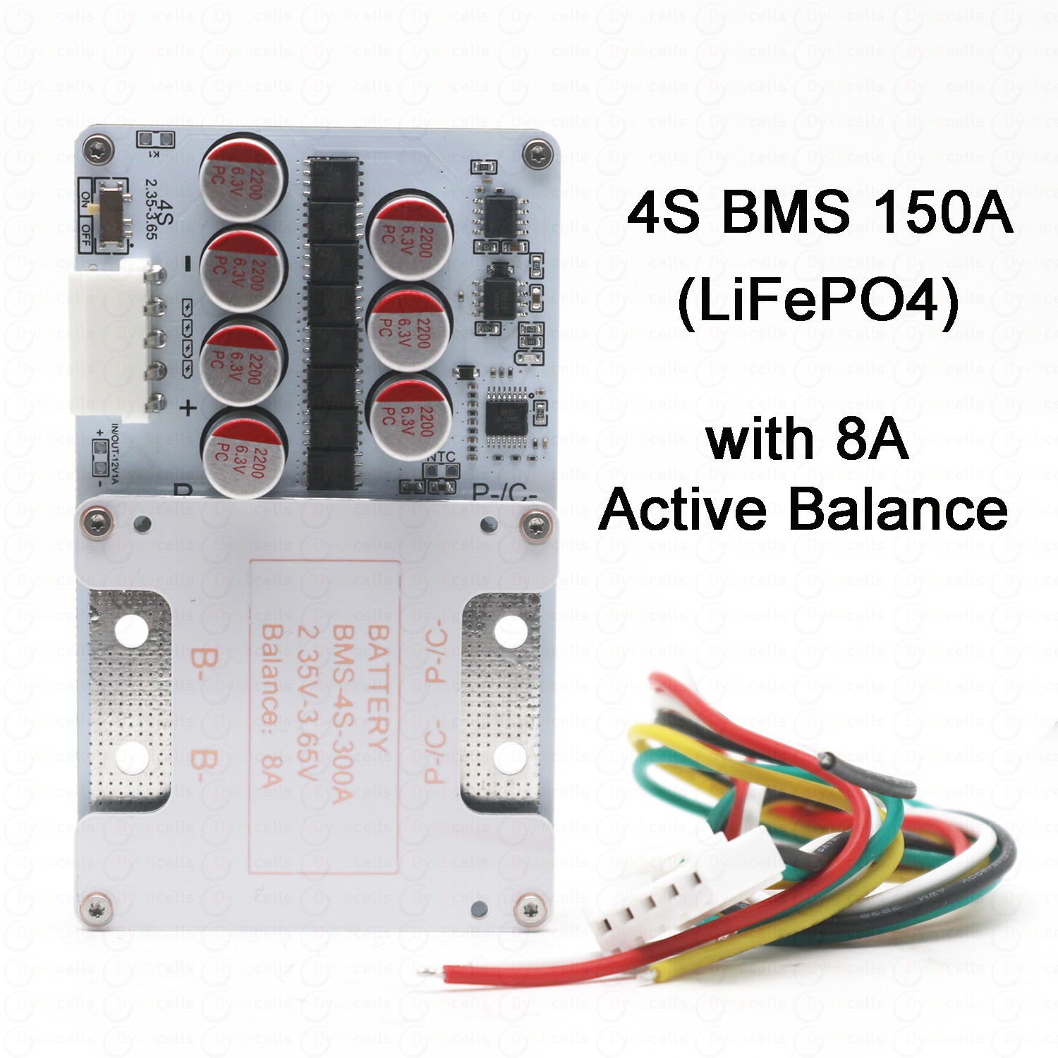 Audio Music Equalizer - BSM 4S 150A LiFePO4 Lithiumbatterijbeschermingsbord met