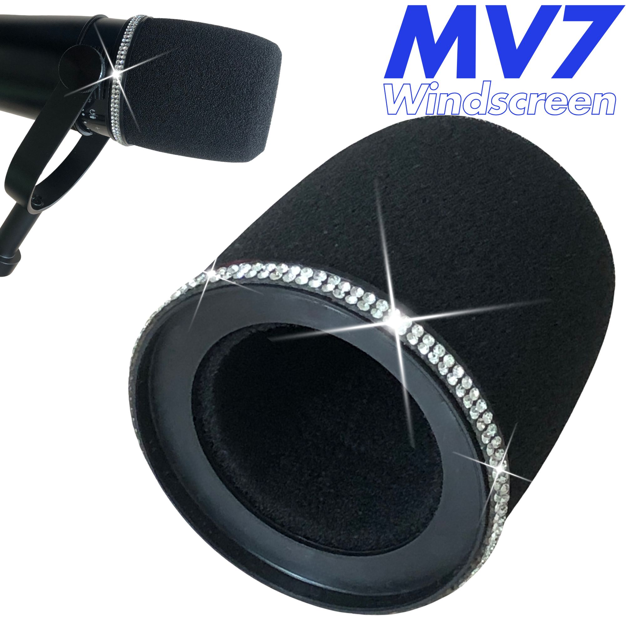 Shure Mic Mv7 - Shining MV7 Popfilter voor Shure MV7,