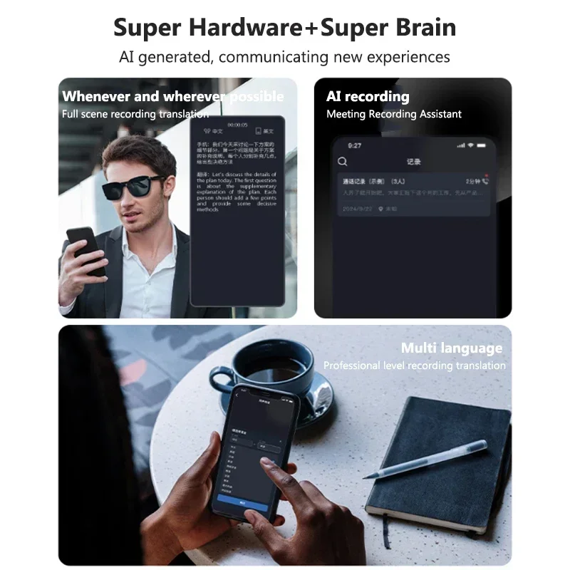 AI-vertaalbril Slimme zelfopla - Audio Music Arabic recensie en prijs