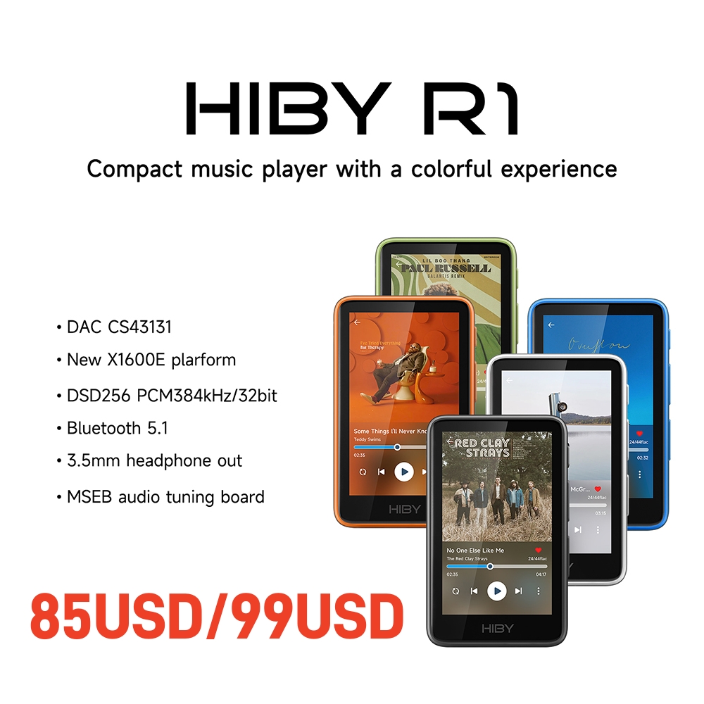 100% Originele HiBy R1 HiFi Mu - Music Audiobook recensie en prijs