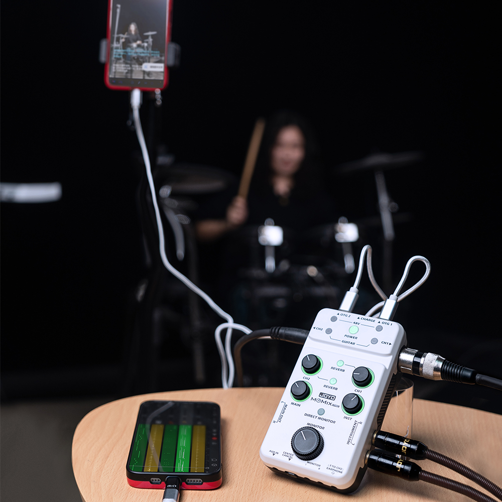 JOYO Audio Mixer MOMIX PRO Ges - Audio Music Live recensie en prijs