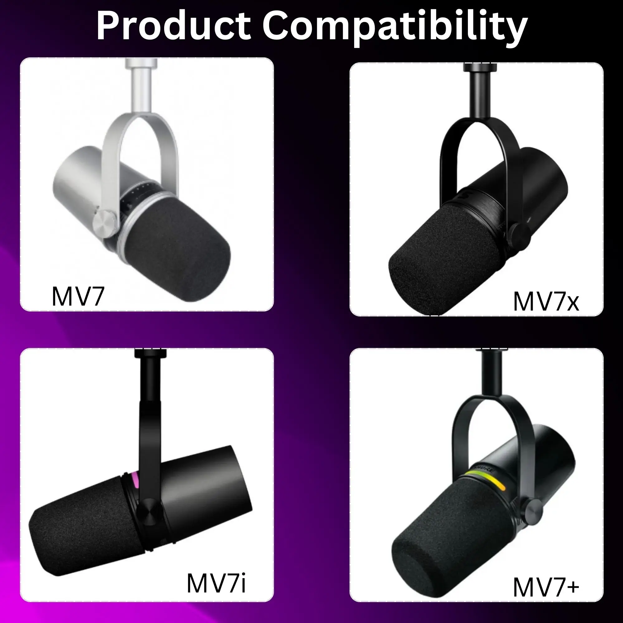 MV7 Schuim voor Shure MV7, MV7 - Shure Mic Mv7 recensie en prijs