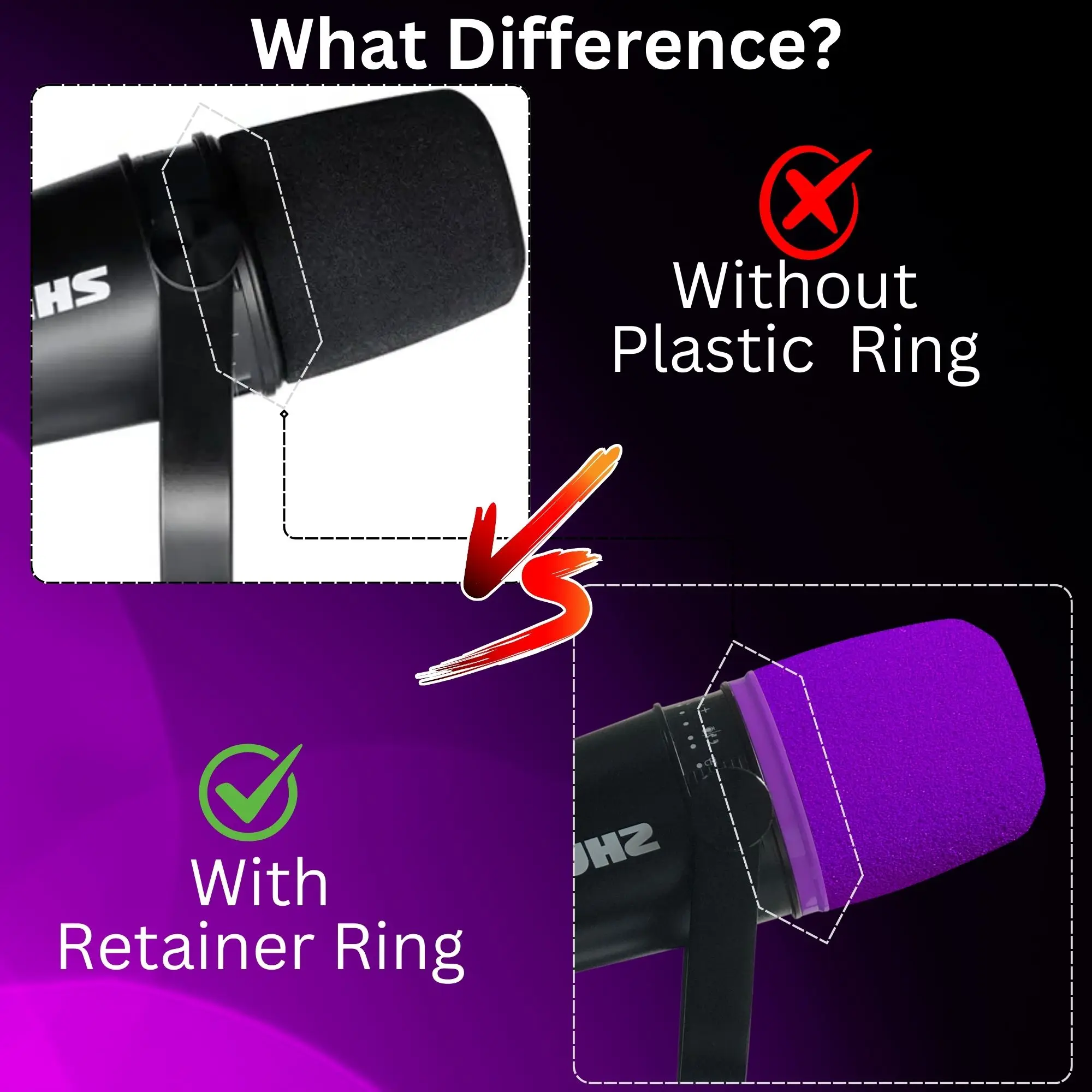 MV7 Schuim voor Shure MV7, MV7 - Shure Mic Mv7 recensie en prijs