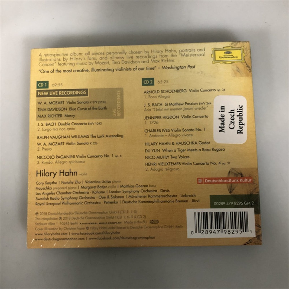 CD 'Retrospective' Hilary Hahn - Audio Music Live recensie en prijs