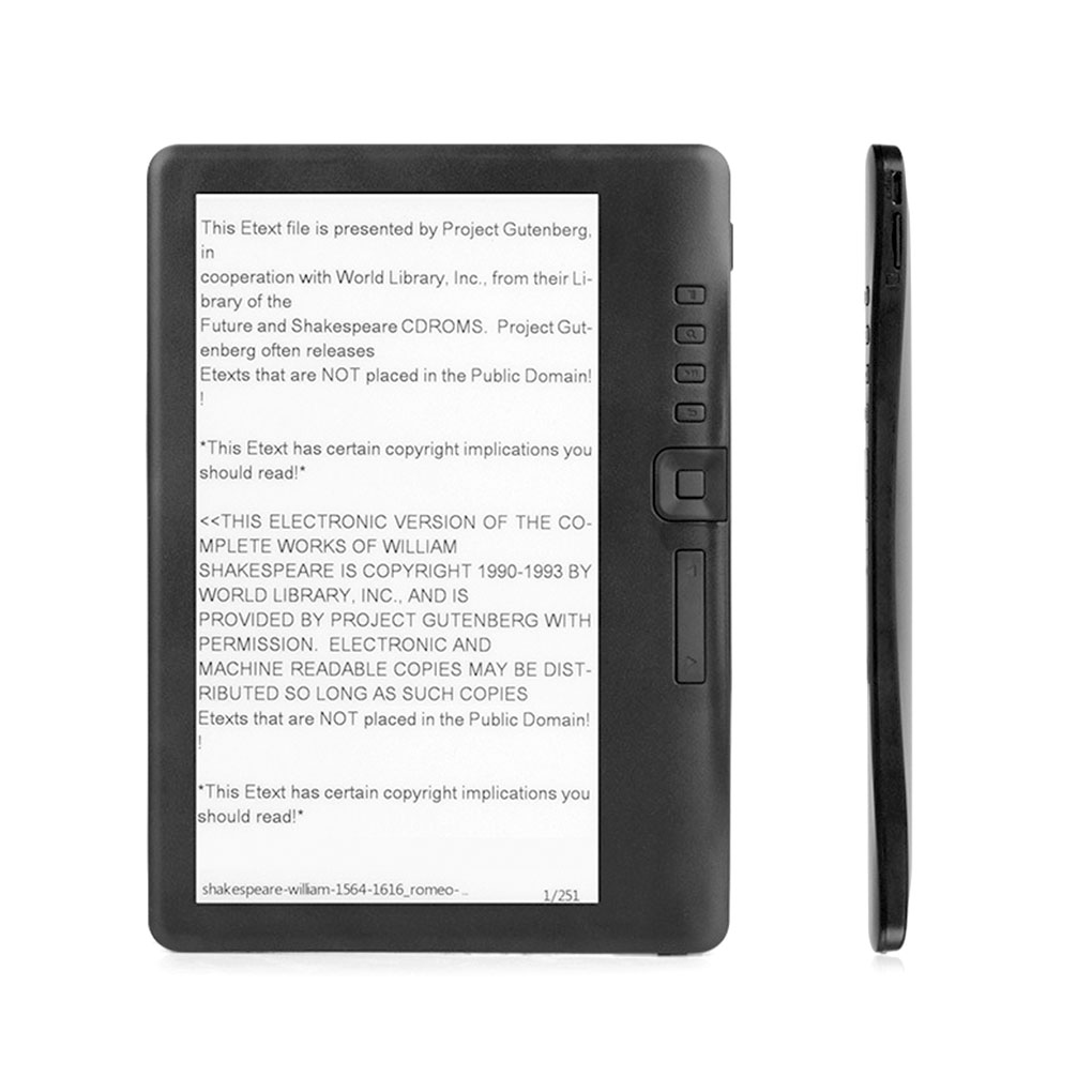 E-booklezer met 7-inch HD TFT- - Music Audiobook recensie en prijs