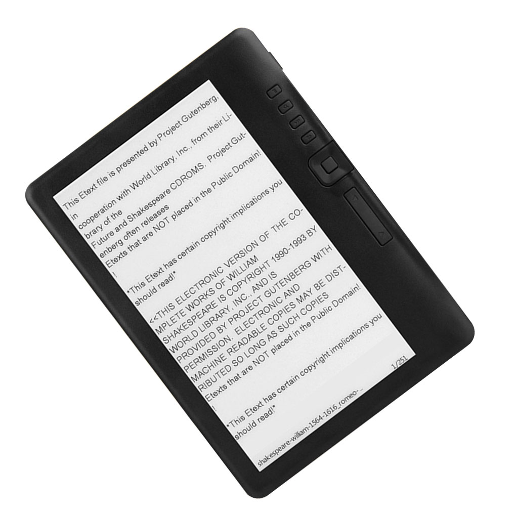 E-booklezer met 7-inch HD TFT- - Music Audiobook recensie en prijs