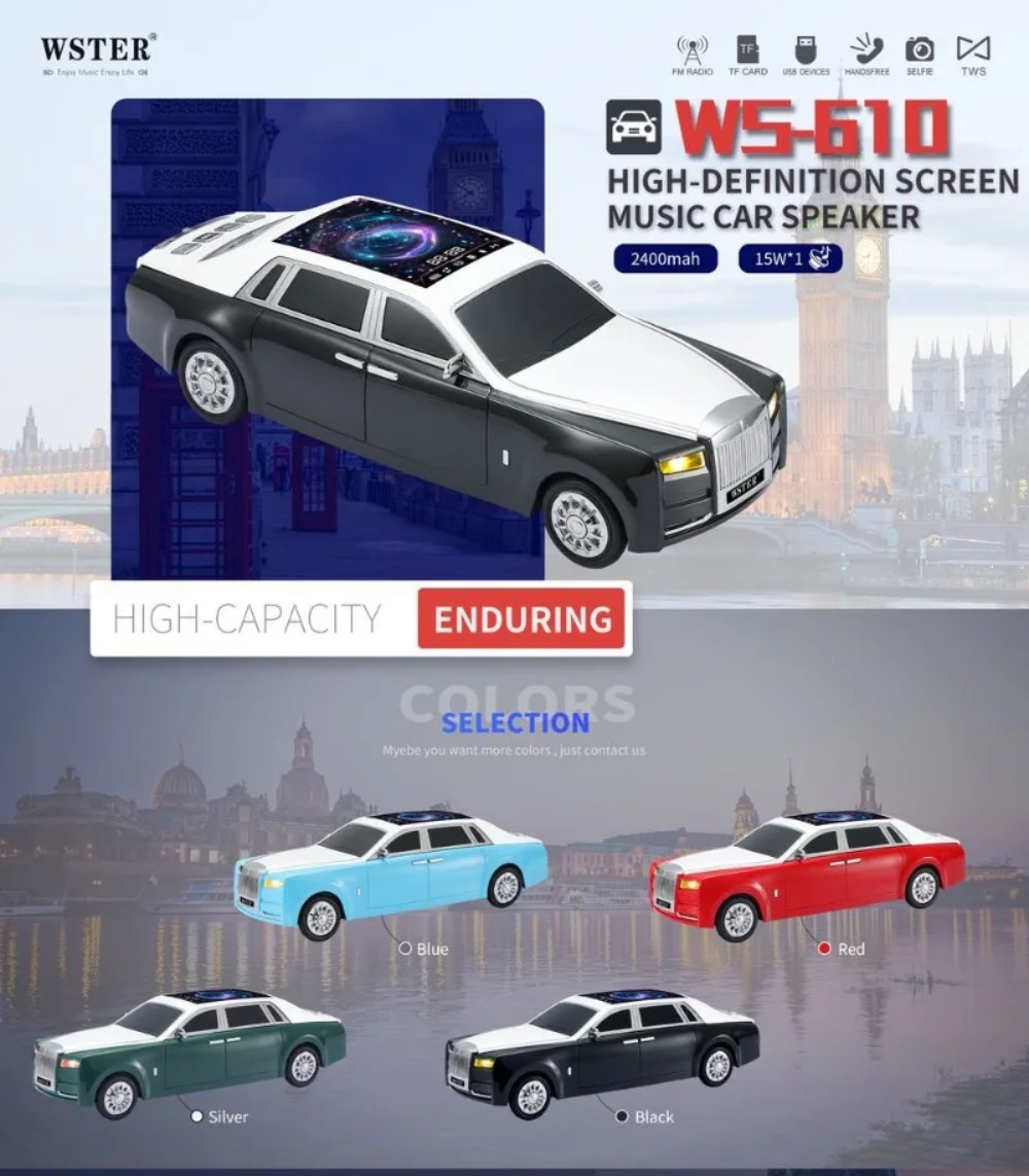 Luxe automodel Bluetooth speak - Audio Music Effect recensie en prijs