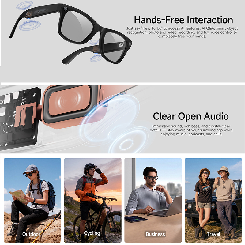 2026 Nieuwe AI Smart Glasses 8 - Audio Music Arabic recensie en prijs