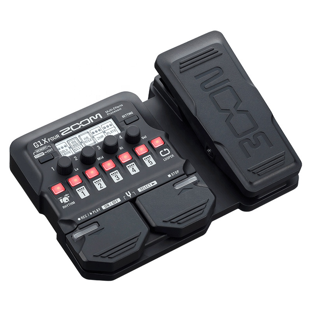 Vier elektrische gitaar Multi- - Audio Music Effect recensie en prijs