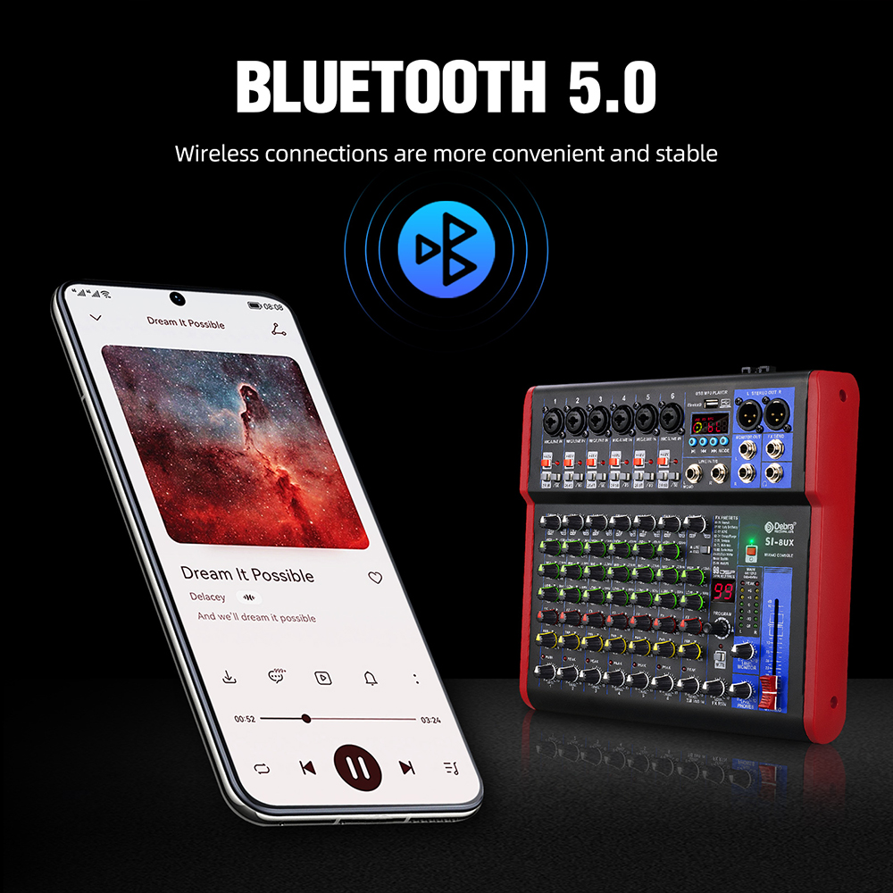 4 6 8-kanaals Draagbare Audiom - Audio Music Effect recensie en prijs