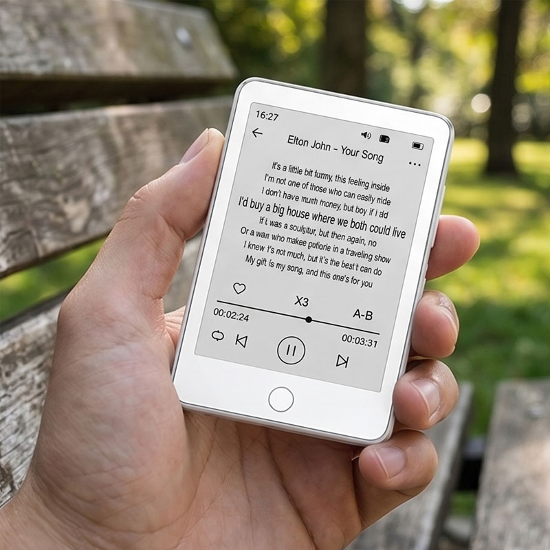 64GB 2,7''-3,5'' inch E-ink sc - Music Audiobook recensie en prijs