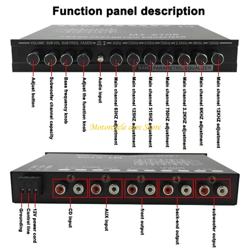 Innovatieve 7-bands autoradio- - Audio Music Equalizer recensie en prijs