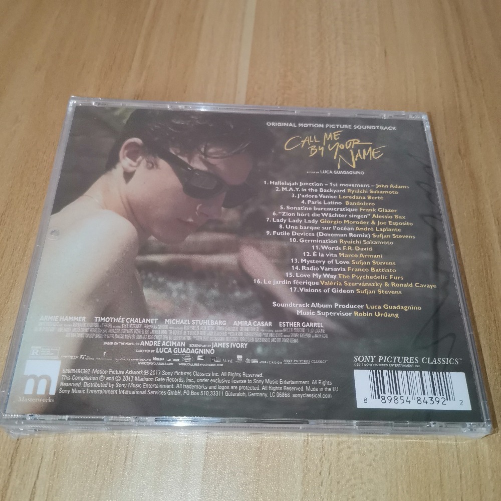 Call Me by Your Name Soundtrac - Audio Music Name recensie en prijs