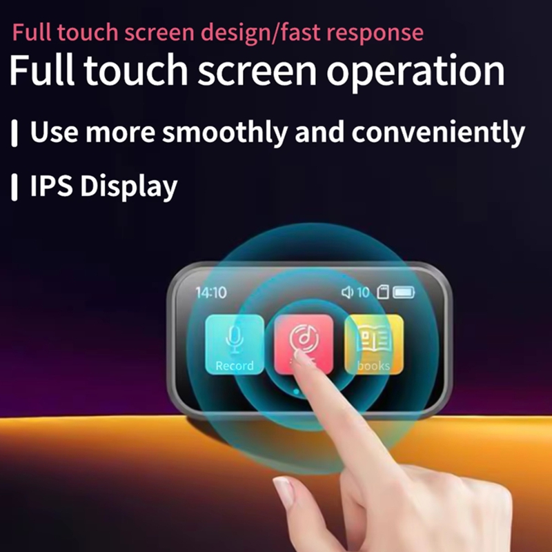 Touchscreen Mini Bluetooth MP3 - Music Audiobook recensie en prijs