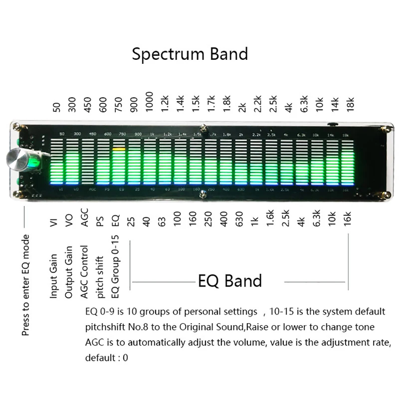 DSP Equalizer EQ Pickup Ritme  - Audio Music Equalizer recensie en prijs