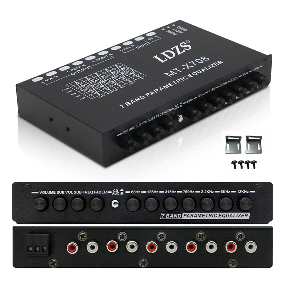 Professionele 7 Band Auto Equa - Audio Music Equalizer recensie en prijs