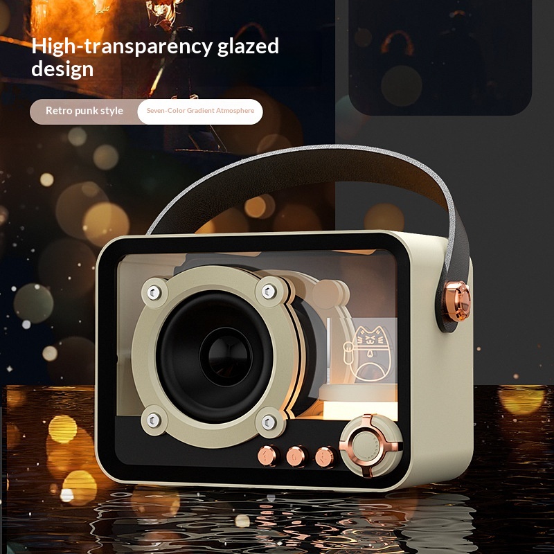 Transparante draadloze luidspr - Audio Music Equalizer recensie en prijs